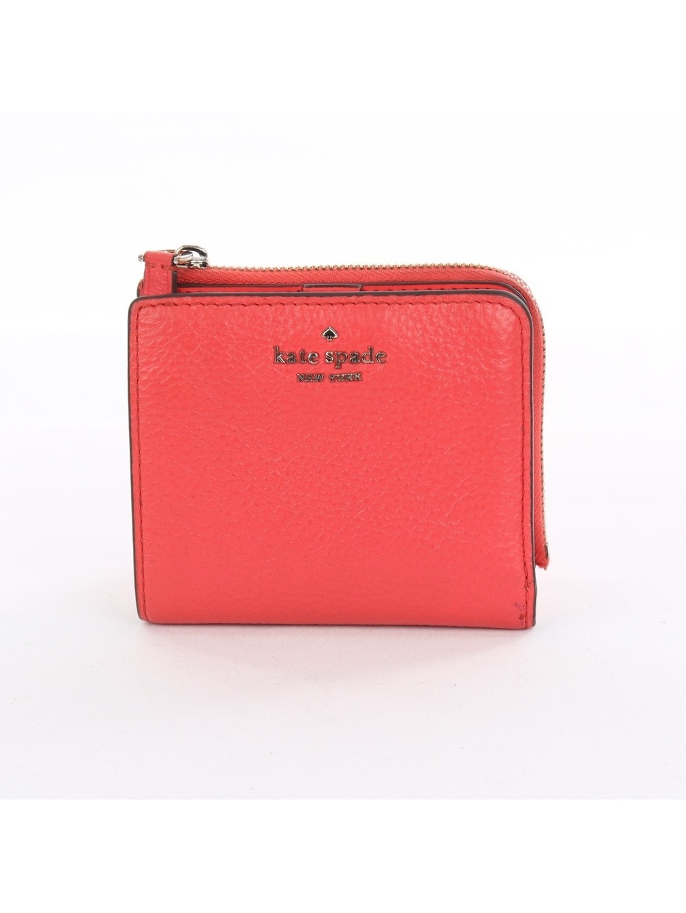 Kate Spade New York Bifold Pebbled Leather Zip Wallet